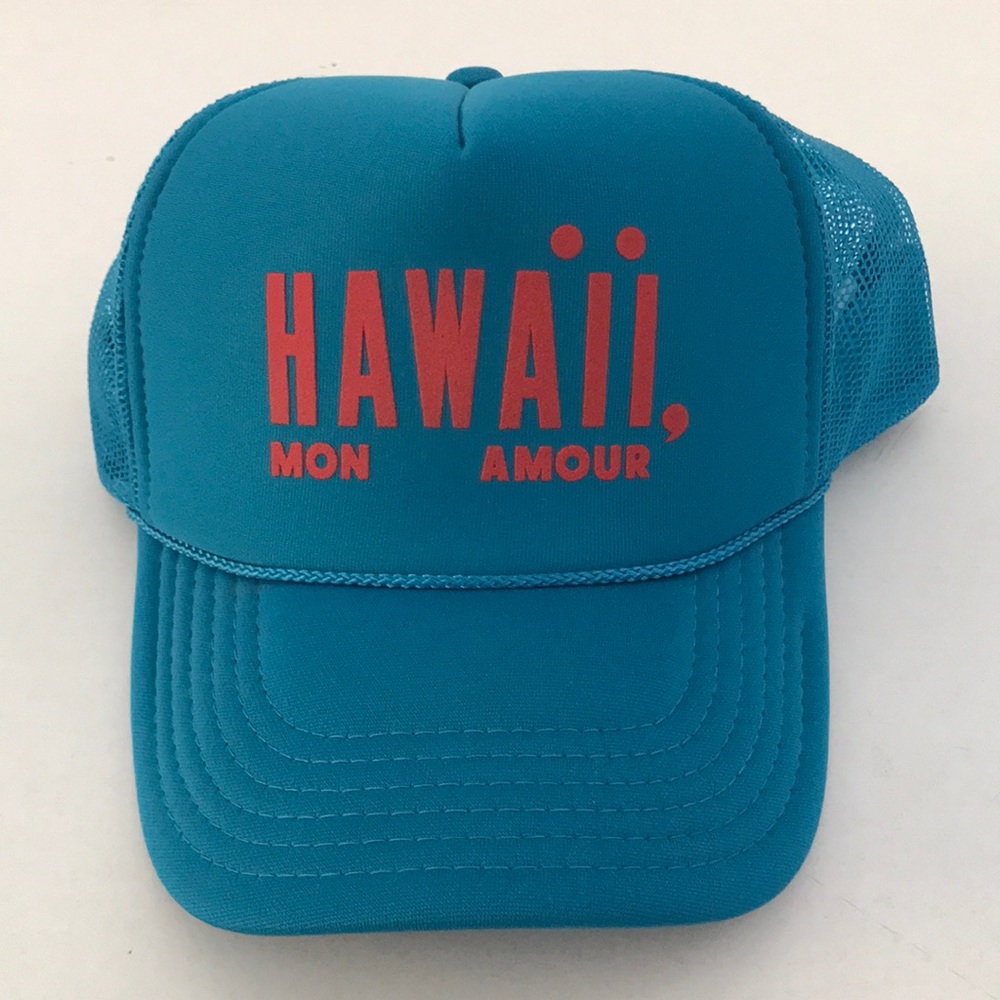 Clare V Hawaii Mon Amour Trucker Hat
